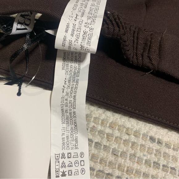 ZARA NWT Brown bra top Large - Picture 14 of 16